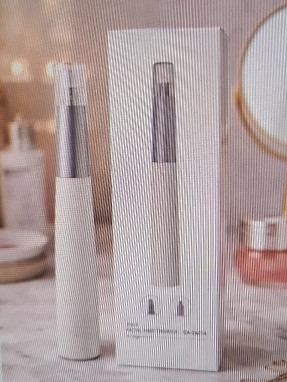 NEW GOUN 2 In 1 Facial Hair Trimmer Personal Grooming Kit GA-2401A Eyebrow Nose